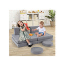 6 Pieces Modular Kids Play Couch For Playroom Nursery