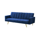 Sofa Bed Convertible Velvet Lounge Recliner Couch Sleeper 3 Seater