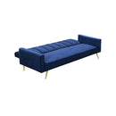 Sofa Bed Convertible Velvet Lounge Recliner Couch Sleeper 3 Seater
