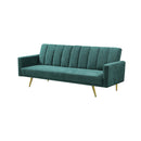 Sofa Bed Convertible Velvet Lounge Recliner Couch Sleeper 3 Seater