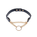 Sex And Mischief Cougar Day Collar Navy Blue Gold Collar