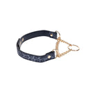 Sex And Mischief Cougar Day Collar Navy Blue Gold Collar
