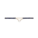Sex And Mischief Cougar Day Collar Navy Blue Gold Collar