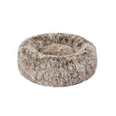 Pet Bed Cat Dog Donut Nest Calming M Brown Medium