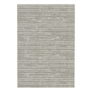 Stain Resistant Polypropylene Cream Grey Rug 80Cmx150Cm