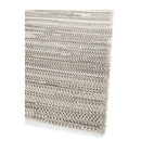 Stain Resistant Polypropylene Cream Grey Rug 80Cmx150Cm