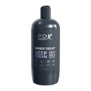 Pdx Plus Shower Therapy Deep Cream Frosted Clear Discreet Stroker