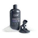 Pdx Plus Shower Therapy Deep Cream Frosted Clear Discreet Stroker