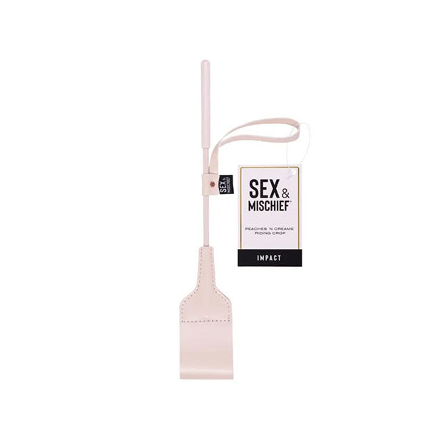 Sex And Mischief Peaches N Creame Riding Crop Peach 30 Cm Whip