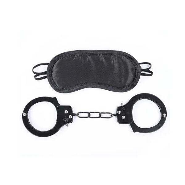 Sex And Mischief Shadow Cuff Kit Black 2 Piece Set