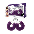 Whipsmart Classic Furry Cuffs Furry Restraints With Bonus Eye Mask