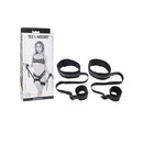 Sex And Mischief Thigh And Wrist Cuffs Black Restraints