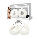 Whipsmart Classic Furry Cuffs Furry Restraints With Bonus Eye Mask