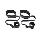 Sex And Mischief Thigh And Wrist Cuffs Black Restraints