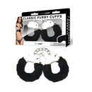 Whipsmart Classic Furry Cuffs Furry Restraints With Bonus Eye Mask