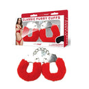 Whipsmart Classic Furry Cuffs Furry Restraints With Bonus Eye Mask