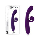 Playboy Curlicue Purple Usb Rechargeable Rabbit Vibrator