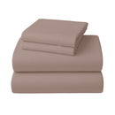 4pc 1000 Thread Count Cotton Rich King Bed Sheet Gift Pack CVC Microfibre Blend in Linen