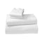 4pc 1000 Thread Count Cotton Rich King Bed Sheet Set CVC Microfibre Blend White
