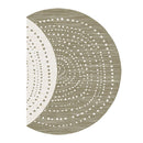 Daisy Dreamtime Round Linen Rug