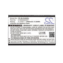 Cameron Sino Cs Bld490Sl 1800Mah Battery For Blu Dash G Mobile