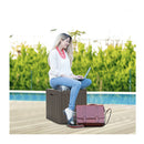 118L Deck Box For Patio Tools