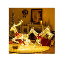 3 Piece Lighted Christmas Reindeer Family With Led Lights And Bows