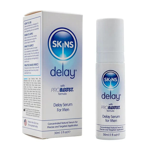 Skins Natural Delay Serum Delay Gel For Men 30 Ml Bottle