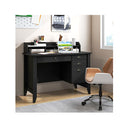 120Cm Computer Desk With 4 Storage Drawers And Hutch