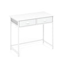 Computer Desk Space Saving Home Office Desk With 2 Fabric Drawers