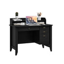 120Cm Computer Desk With 4 Storage Drawers And Hutch