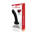 Whipsmart Heartbreaker 7 Inches Dildo Black With Heart Shaped Base