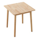 80Cm Wooden Dining Table Square For Kitchen Cafe Restaurant