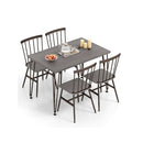 5 Piece Dining Table Set For 4 With Kitchen Table And 4 Chairs