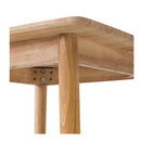 80Cm Wooden Dining Table Square For Kitchen Cafe Restaurant