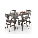 5 Piece Dining Table Set For 4 With Kitchen Table And 4 Chairs