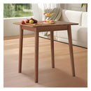 80Cm Wooden Dining Table Square For Kitchen Cafe Restaurant