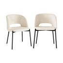 Dining Chair Set Of 2 Sherpa Kitchen Chair