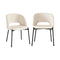 Dining Chair Set Of 2 Sherpa Kitchen Chair