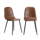 Dining Chairs Kitchen Accent Chair Lounge Room Pu Leather