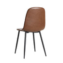 Dining Chairs Kitchen Accent Chair Lounge Room Pu Leather