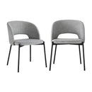 Dining Chair Set Of 2 Sherpa Kitchen Chair