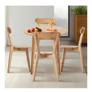Wooden Dining Table And Chairs Dining Set 100Cm Table With 4 Chairs