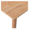 140Cm Wooden Dining Table For Kitchen Cafe Restaurant Rectangle