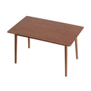 140Cm Wooden Dining Table For Kitchen Cafe Restaurant Rectangle
