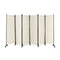 6 Panel Folding Room Divider With Lockable Wheels