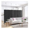6 Panel Folding Room Divider With Lockable Wheels