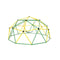 3M Kids Climbing Dome With Swing Outdoor Jungle Gym Climber Green