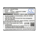 Cameron Sino Cs Dgt700Sl 2200Mah Battery For Doogee T7 Mobile
