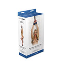 Whipsmart Diamond Deluxe Over The Door Cuffs Blue Restraints